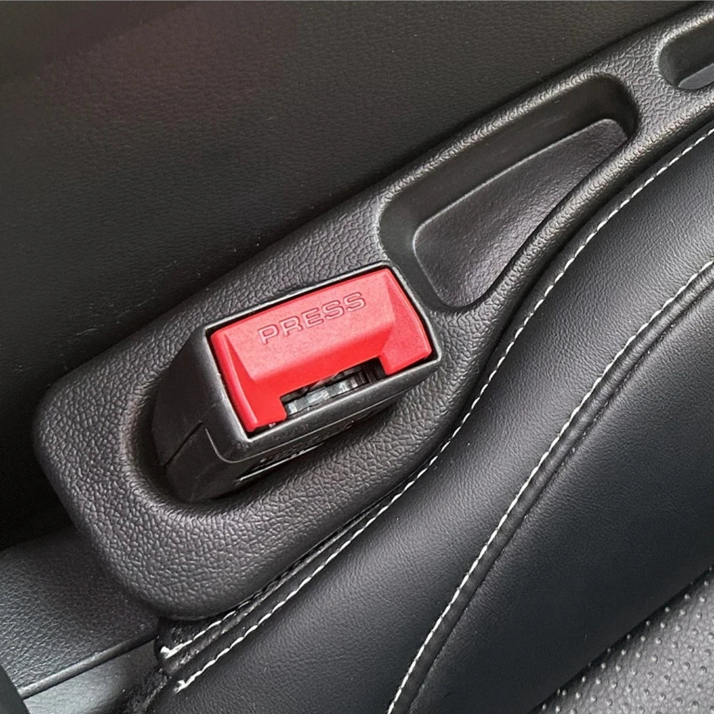 Car seat gap filler organizer