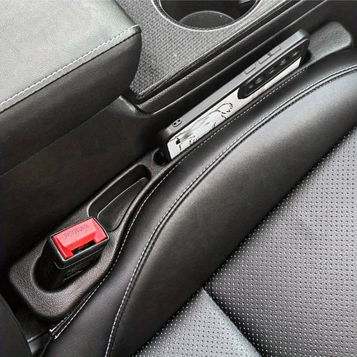 Car seat gap filler organizer