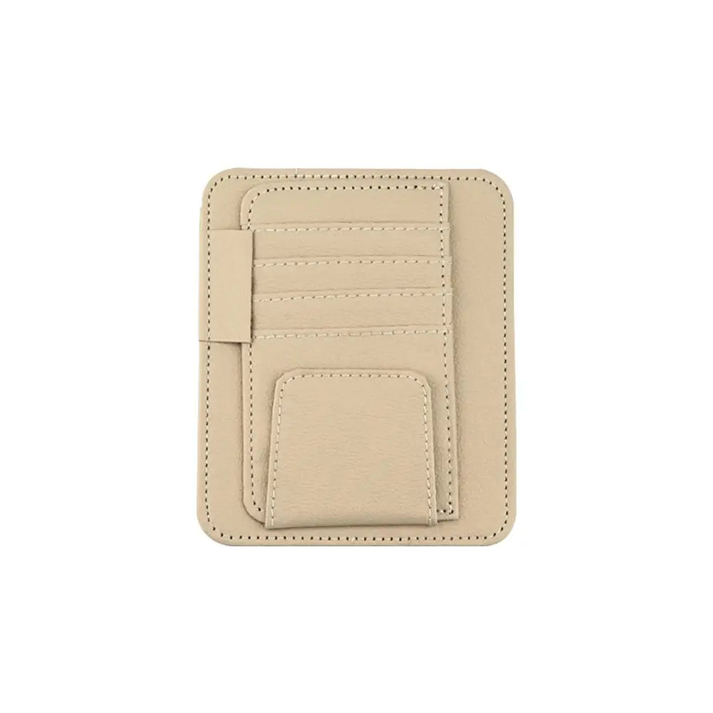 Car sun visor organizer