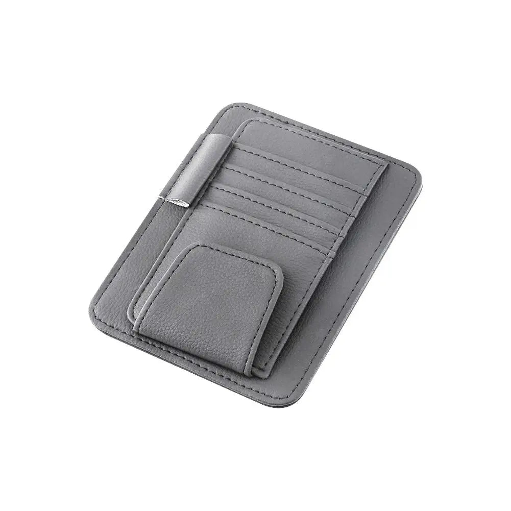 Car sun visor organizer